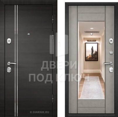 Входная трехконтурная дверь в коттедж ДПК-8830